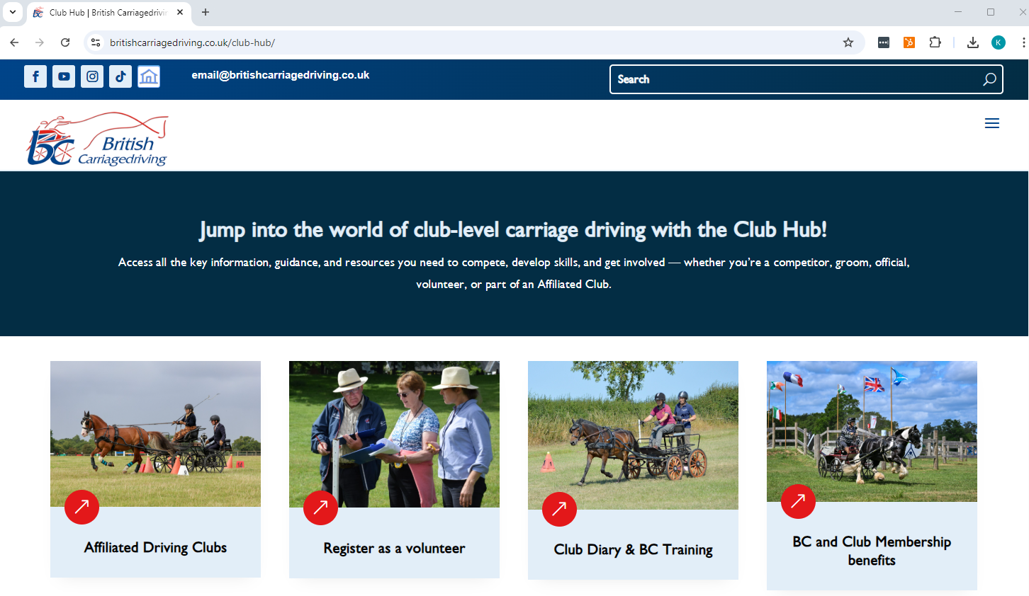 Discover the BC Club Hub – Southern Carriage Driving Club